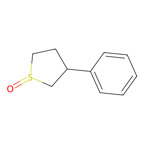 Thiophene, tetrahydro-3-phenyl-, 1-oxide structure