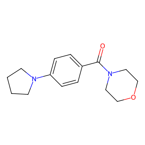 Morpholin-4-yl[4-(pyrrolidin-1-yl)phenyl]methanone structure