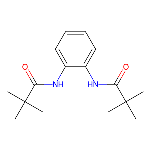 N,N'-(1,2-Phenylene)bis(2,2-dimethylpropanimidic acid) structure