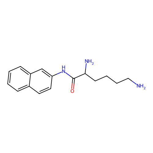 2,6-二氨基-N-(2-萘基)己酰胺 structure