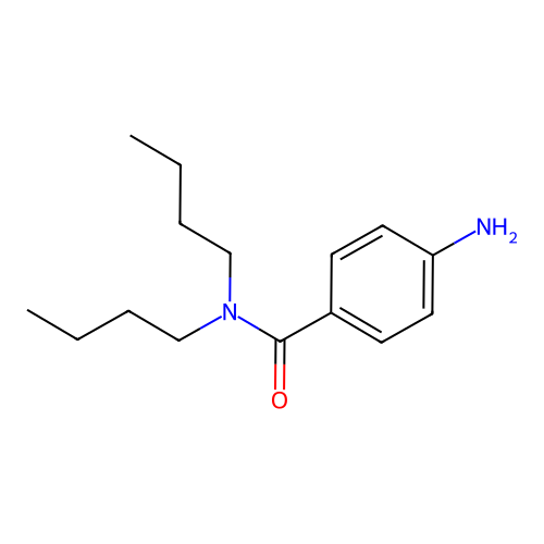 4-amino-N,N-dibutylbenzamide structure