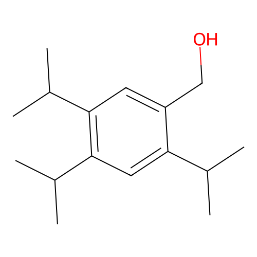 [2,4,5-Tri(propan-2-yl)phenyl]methanol structure