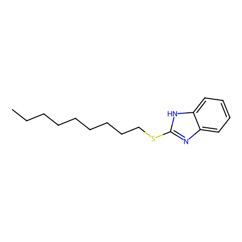 2-(Nonylsulfanyl)-1H-benzimidazole structure