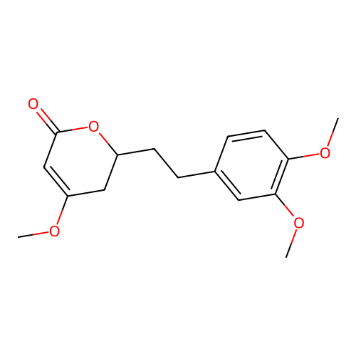 11,12-Dimethoxydihydrokawain structure