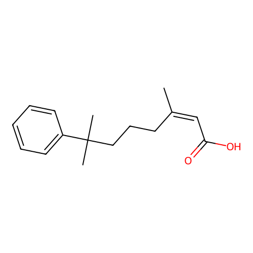2-Octenoic acid, 3,7-dimethyl-7-phenyl- structure