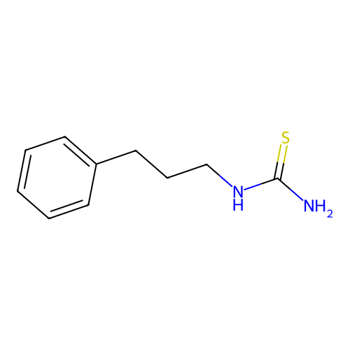 1-(3-Phenylpropyl)-2-thiourea structure