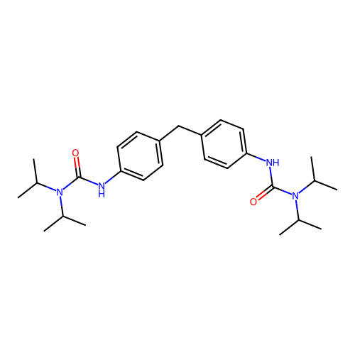 Urea, N,N''-(methylenedi-4,1-phenylene)bis[N',N'-bis(1-methylethyl)- structure
