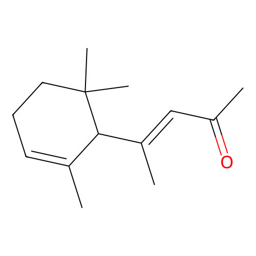 3-Penten-2-one, 4-(2,6,6-trimethyl-2-cyclohexen-1-yl)-, (E)- structure