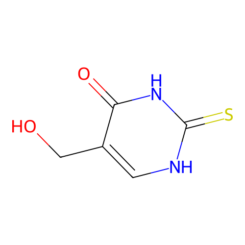 5-(Hydroxymethyl)-2-thioxo-2,3-dihydropyrimidin-4(1H)-one structure