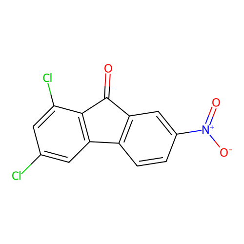 1,3-Dichloro-7-nitrofluoren-9-one structure