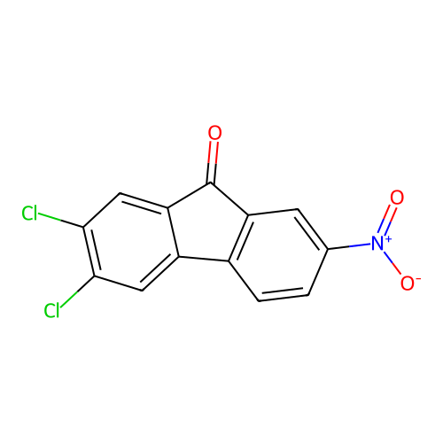 2,3-Dichloro-7-nitro-9h-fluoren-9-one structure