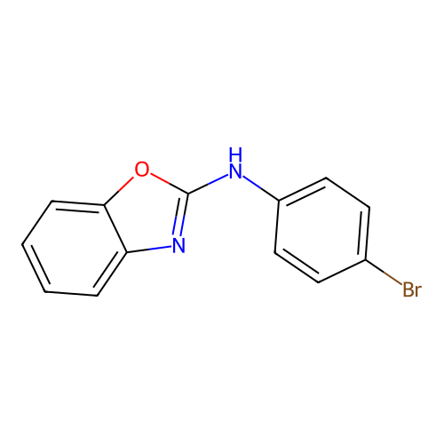 N-(4-Bromophenyl)benzo[d]oxazol-2-amine structure