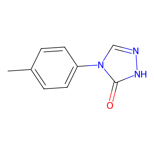 4-(4-methylphenyl)-2,4-dihydro-3H-1,2,4-triazol-3-one structure