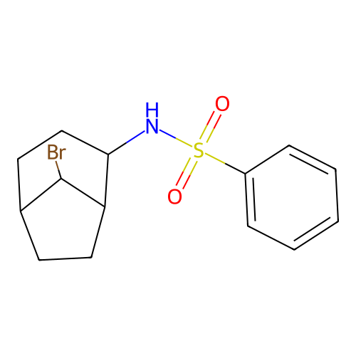 N-(8-Bromobicyclo[3.2.1]octan-2-yl)benzenesulfonamide structure