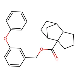 (3-Phenoxyphenyl)methyl octahydro-3aH-4,7-methanoindene-3a-carboxylate structure