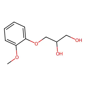 愈创甘油醚 structure