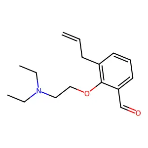 2-(2-(Diethylamino)ethoxy)-3-(2-propen-1-yl)benzaldehyde structure