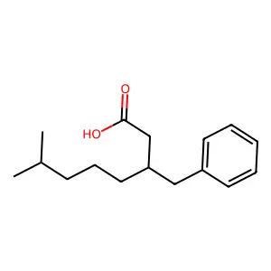 3-苄基-7-甲基辛酸 structure