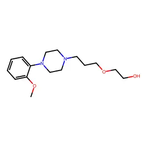 2-(3-(4-(2-Methoxyphenyl)piperazin-1-yl)propoxy)ethanol structure