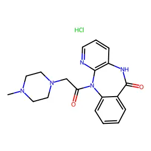 Pirenzepine monohydrochloride structure