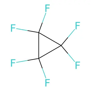六氟环丙烷 structure