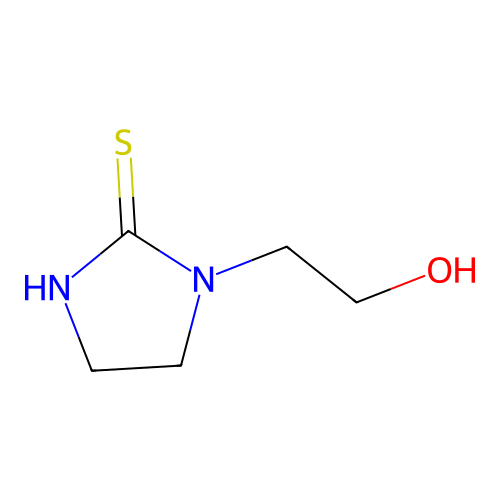 2-Imidazolidinethione, 1-(2-hydroxyethyl)- structure