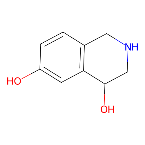 4,6-Isoquinolinediol, 1,2,3,4-tetrahydro- structure