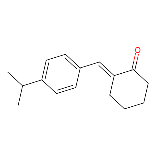 Cyclohexanone,2-[[4-(1-methylethyl)phenyl]methylene]- structure