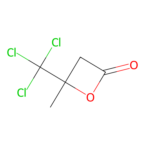 4-Methyl-4-(trichloromethyl)oxetan-2-one structure