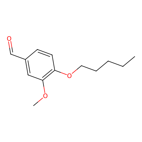 3-Methoxy-4-(pentyloxy)benzaldehyde structure