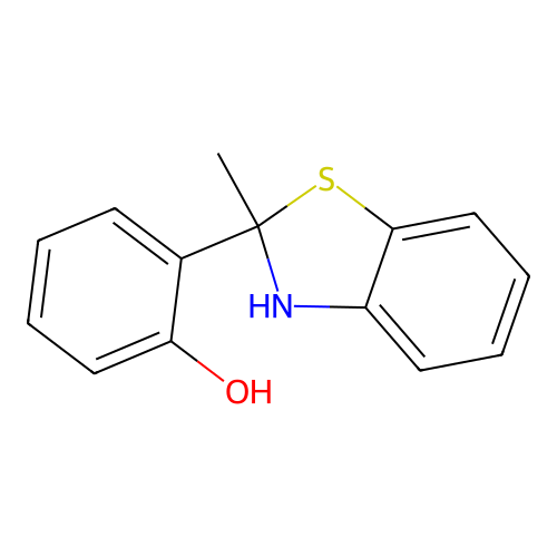 2-(2-Methyl-2,3-dihydro-1,3-benzothiazol-2-yl)phenol structure