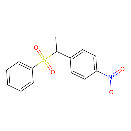 1-[1-(Benzenesulfonyl)ethyl]-4-nitrobenzene structure