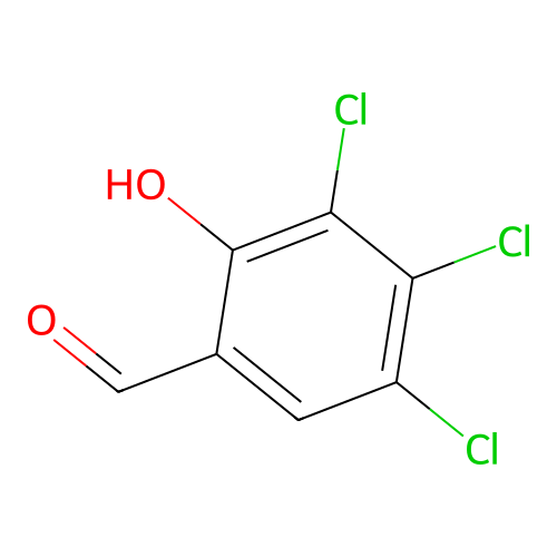 3,4,5-三氯-2-羟基苯甲醛 structure