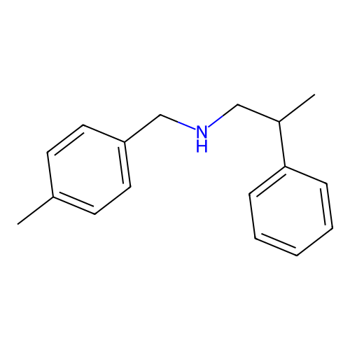 N-(4-methylbenzyl)-2-phenylpropan-1-amine structure