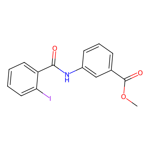 Methyl 3-(2-iodobenzamido)benzoate structure