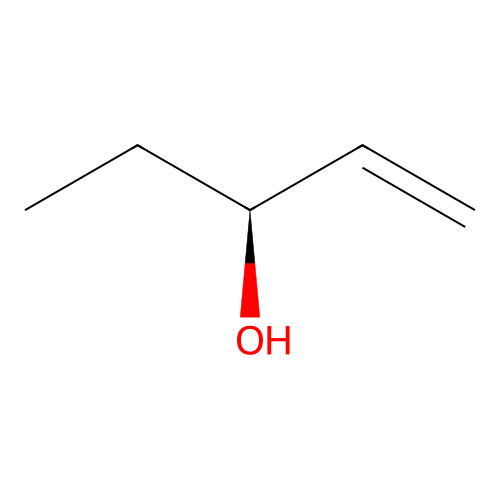 (3S)-pent-1-en-3-ol structure