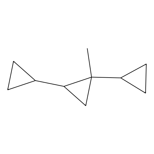 1'-Methyl-1,1':2',1''-tercyclopropane structure