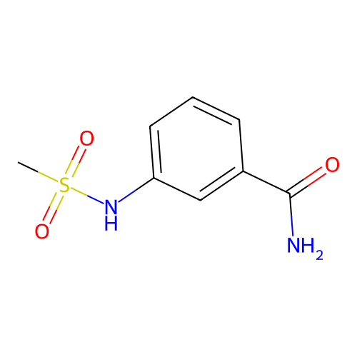 3-[(Methylsulfonyl)amino]benzamide structure