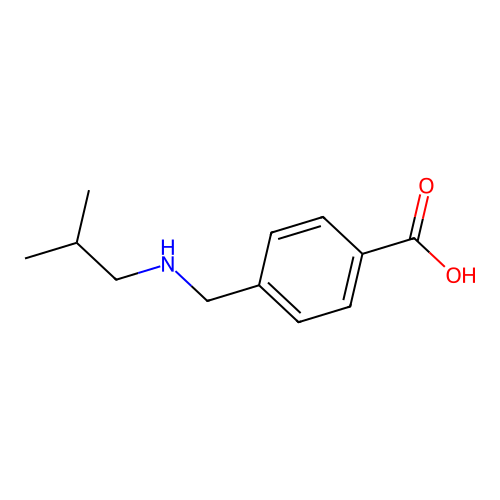 1-Carboxy-4-isobutylaminomethylbenzene structure
