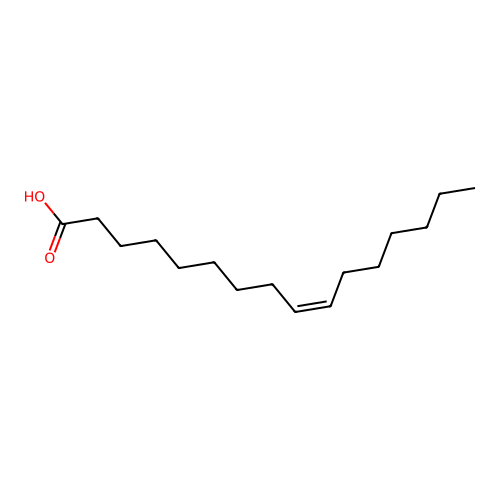 棕榈油酸 structure