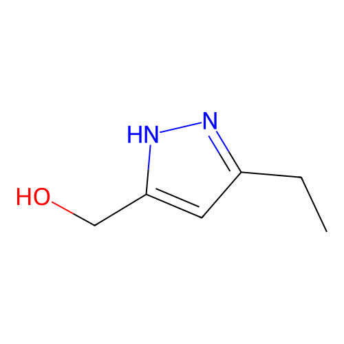 (5-Ethyl-1H-pyrazol-3-yl)methanol structure