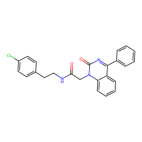 N-(4-chlorophenethyl)-2-(2-oxo-4-phenylquinazolin-1(2H)-yl)acetamide structure