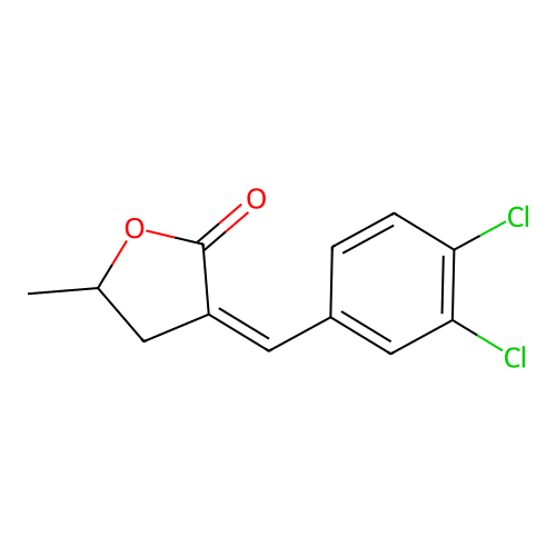 3-[(3,4-Dichlorophenyl)methylidene]-5-methyloxolan-2-one structure