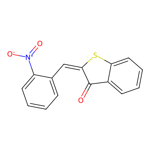 (2e)-2-(2-Nitrobenzylidene)-1-benzothiophen-3(2h)-one structure