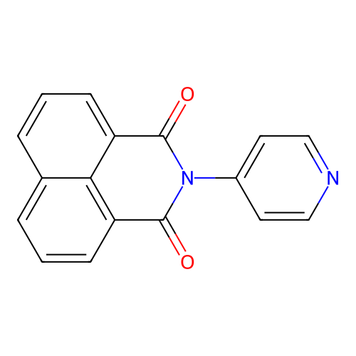 2-Pyridin-4-ylbenzo[de]isoquinoline-1,3-dione structure