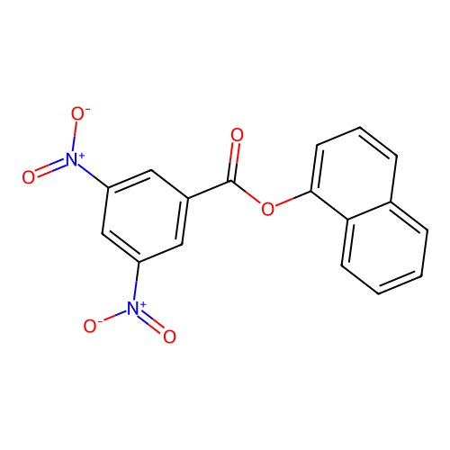 1-Naphthyl 3,5-dinitrobenzoate structure
