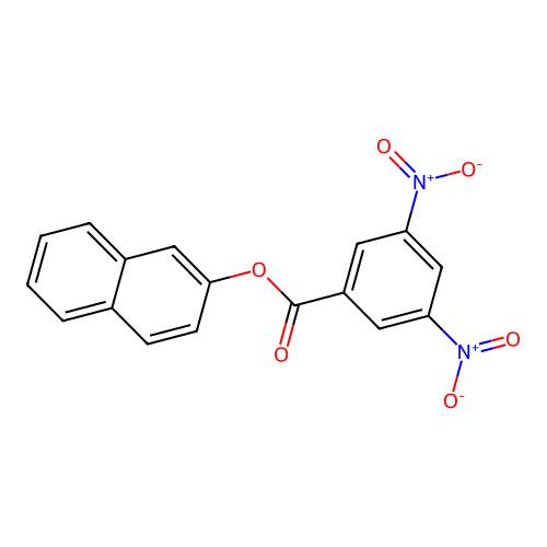 Naphthalen-2-yl 3,5-dinitrobenzoate structure