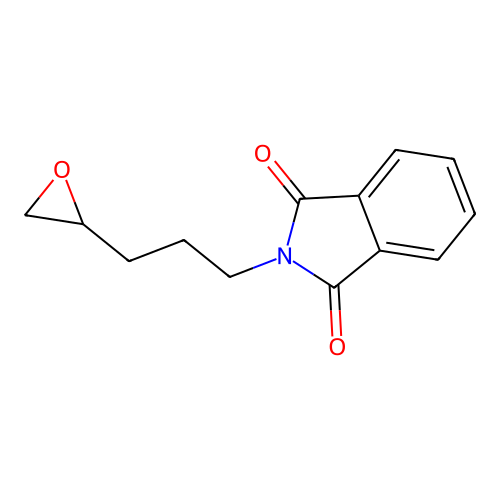 2-[3-(oxiran-2-yl)propyl]-2,3-dihydro-1H-isoindole-1,3-dione structure