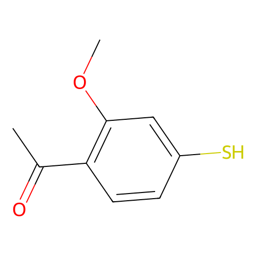 1-(2-Methoxy-4-sulfanylphenyl)ethanone structure