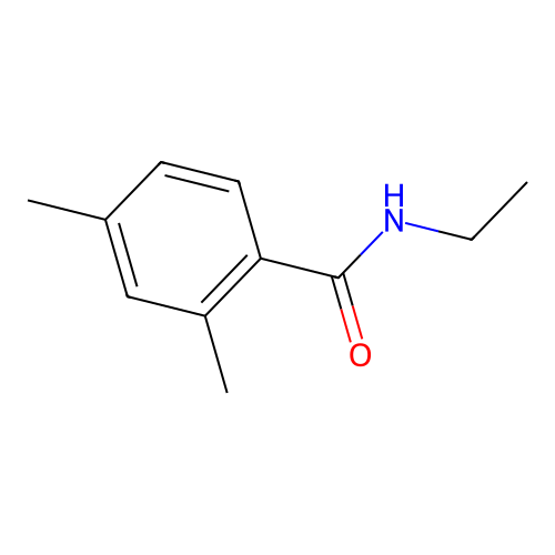 N-ethyl-2,4-dimethylbenzamide structure